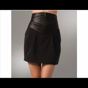 NWOT Twenty8Twelve High Waist Black Mini Skirt